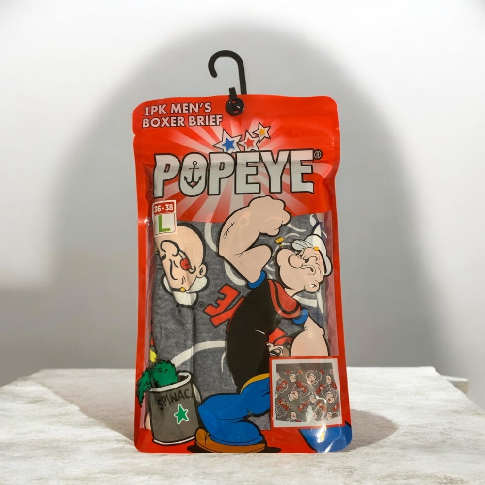 Brand NEW MEN’s Popeye 1pk Boxer Briefs (L 36-38)